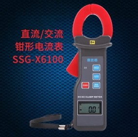 赛思格 SSG-X6100 分辨0.1A 灰红 直流/交流钳形电流表 单位：台